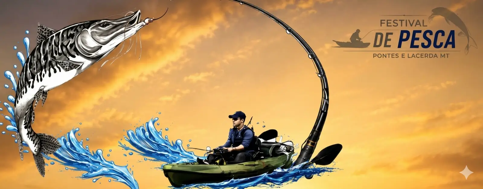 Capa de 🛶 FESTIVAL DE PESCA DE CAIAQUE – PONTES E LACERDA-MT