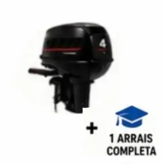 Motor de popa 4HP; 1 Arrais Completa